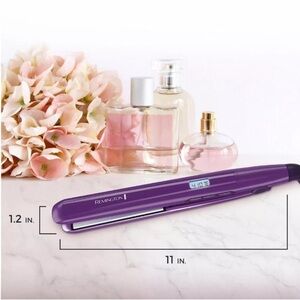 NEW Remington S5500 Digital Anti Static Ceramic Hair Straightener 1-Inch Purple